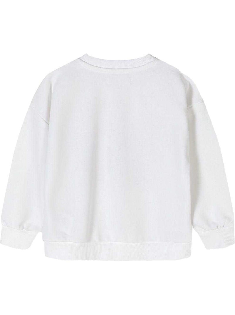 Minoti - Sweat motif/style Tennis Blanc - Kiabi