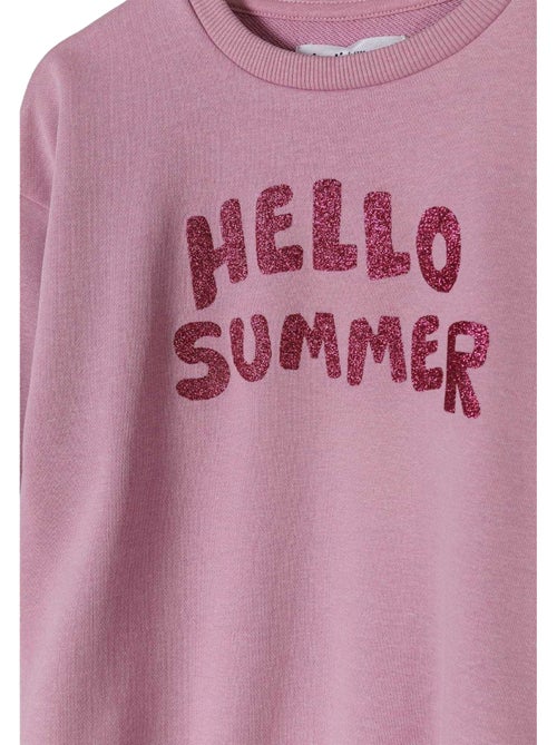 Minoti - Sweat motif/style texte pailleté - Kiabi Minoti - Sweat motif/style texte pailleté - Kiabi