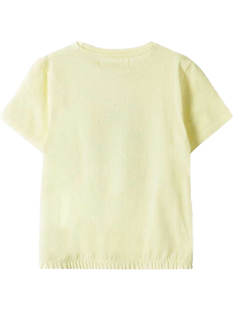 Minoti - T-shirt motif/style Sequins Jaune - Kiabi