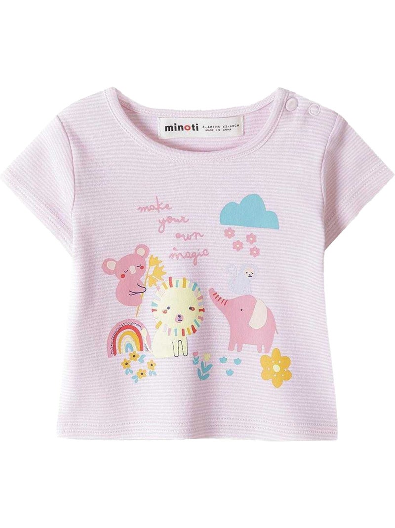 Minoti - T-shirts motif/style Fruit - Bébé Bleu lagon - Kiabi