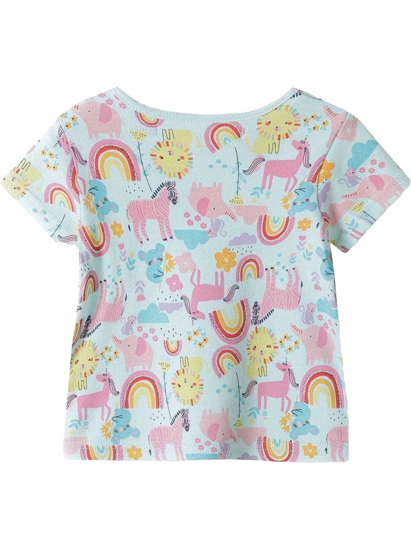 Minoti - T-shirts motif/style Fruit - Bébé Bleu lagon - Kiabi