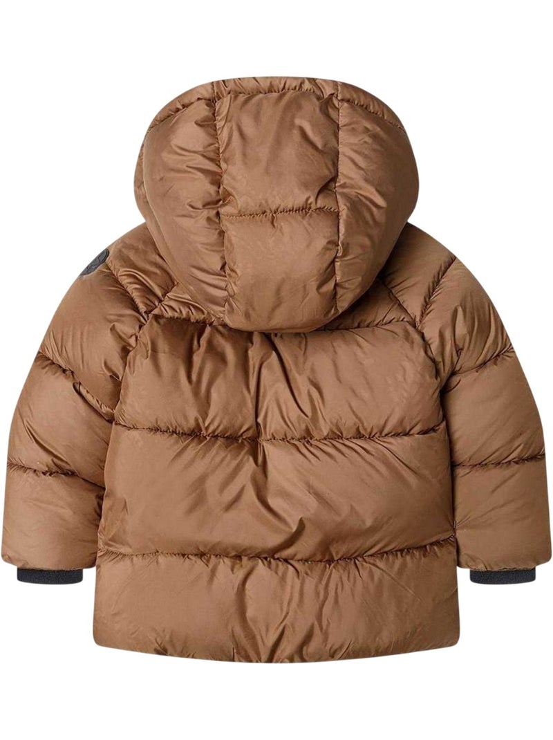 Minoti - Veste matelassée motif/style badge - Bébé garçon Marron - Kiabi