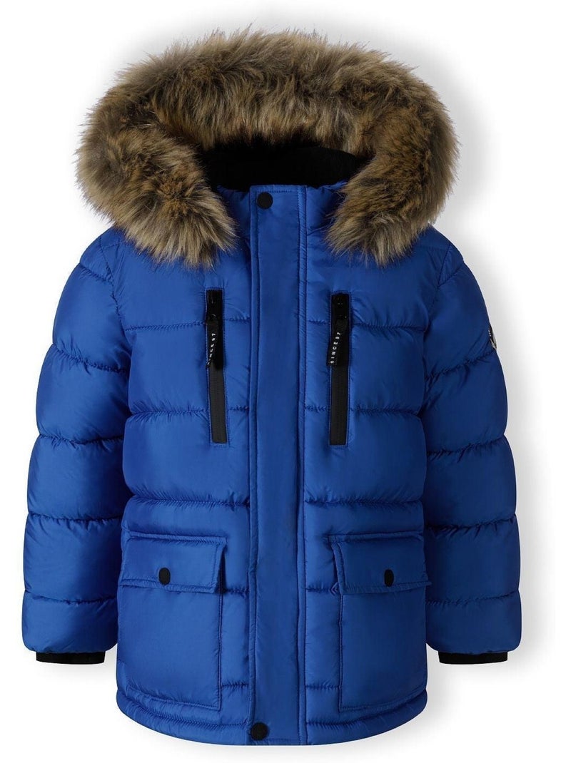Minoti - Veste matelassée motif/style badge Bleu - Kiabi