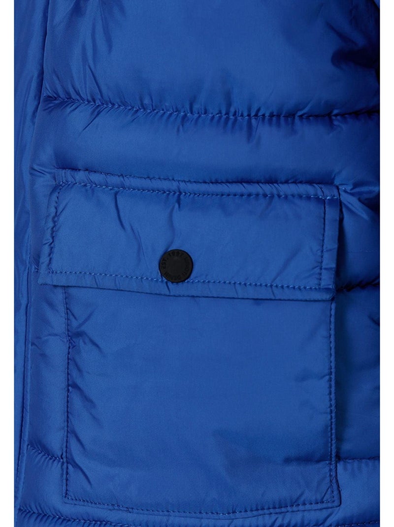 Minoti - Veste matelassée motif/style badge Bleu - Kiabi