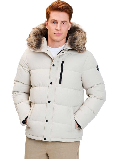 Minoti - Veste matelassée motif/style bord duveteux - Kiabi