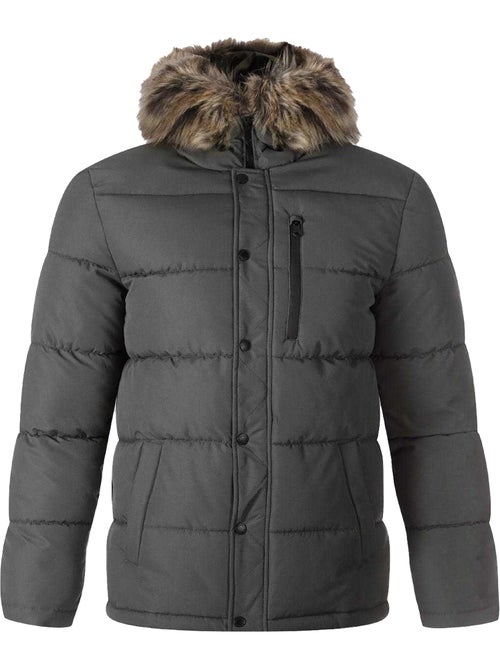 Minoti - Veste matelassée motif/style bord duveteux - Kiabi