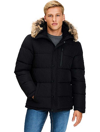 Minoti - Veste matelassée motif/style bord duveteux