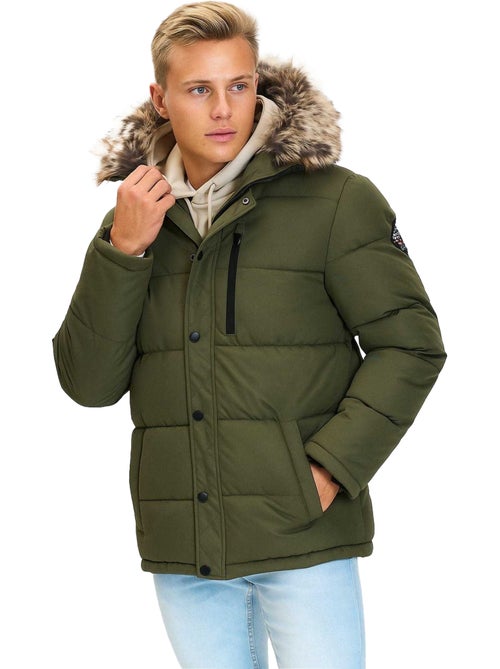 Minoti - Veste matelassée motif/style bord duveteux - Kiabi