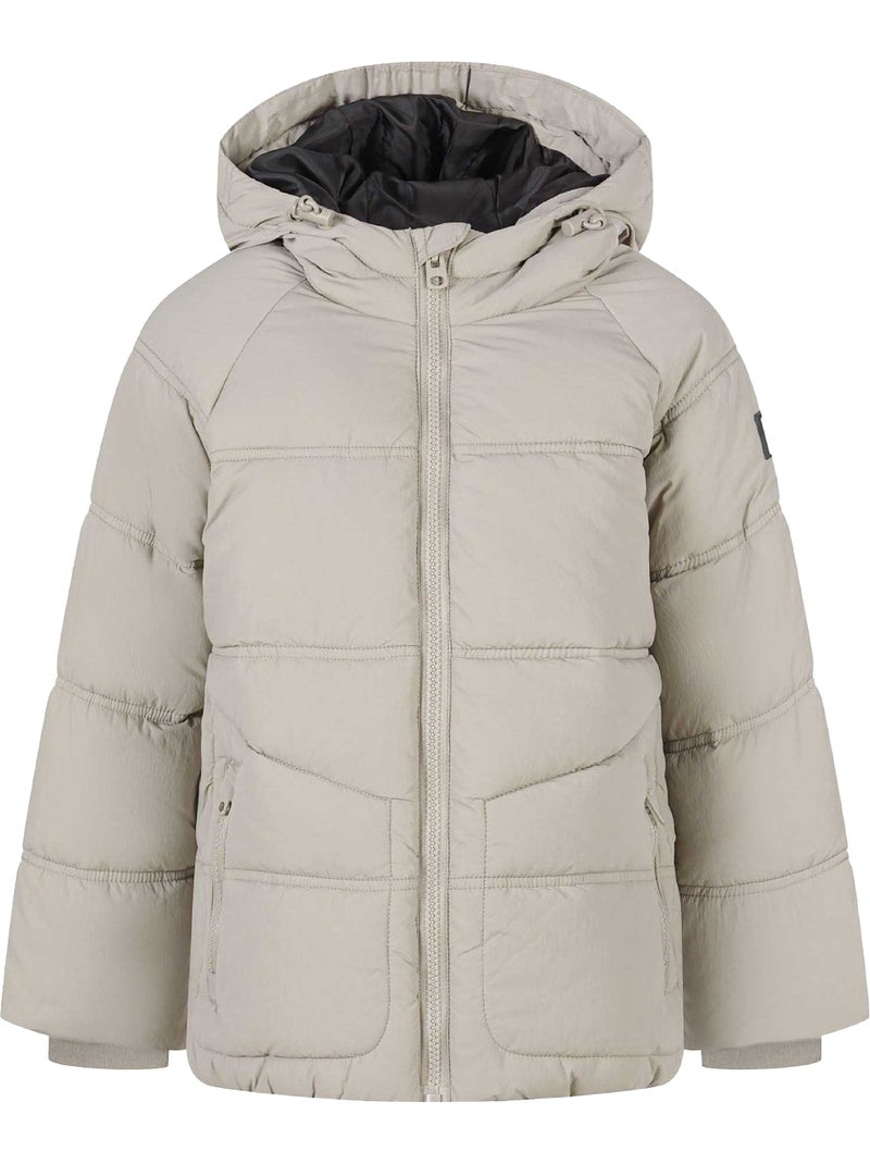 Minoti - Veste matelassée motif/style matelassé Gris clair - Kiabi