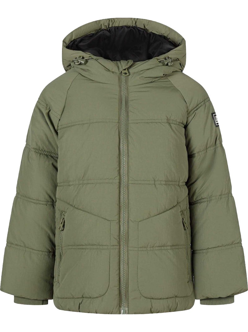 Minoti - Veste matelassée motif/style matelassé Vert kaki - Kiabi