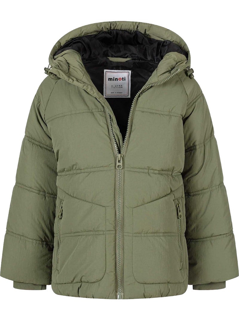 Minoti - Veste matelassée motif/style matelassé Vert kaki - Kiabi