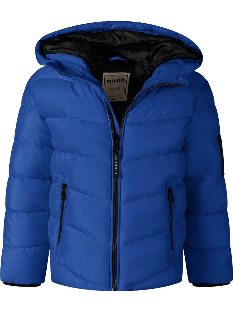 Minoti - Veste matelassée motif/style réfléchissant Bleu - Kiabi