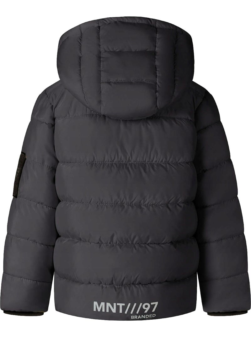 Minoti - Veste matelassée motif/style réfléchissant Noir - Kiabi