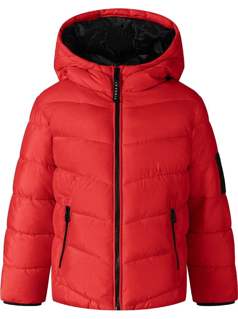 Minoti - Veste matelassée motif/style réfléchissant Rouge - Kiabi