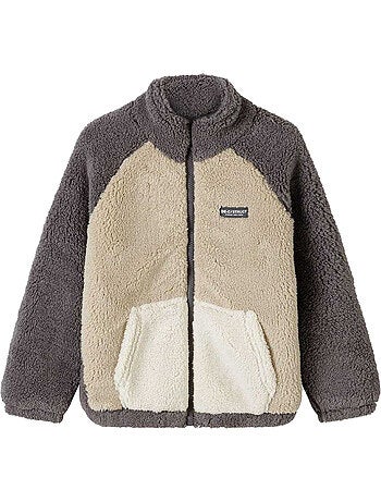Minoti - Veste motif/style contrasté