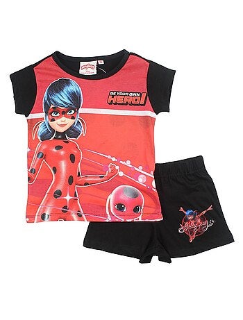 Miraculous - Ensemble t-shirt et short enfant imprimé