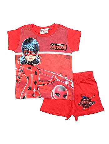 Miraculous - Ensemble t-shirt et short enfant imprimé
