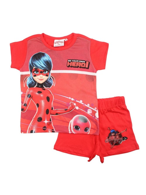 Miraculous - Ensemble t-shirt et short enfant imprimé - Kiabi