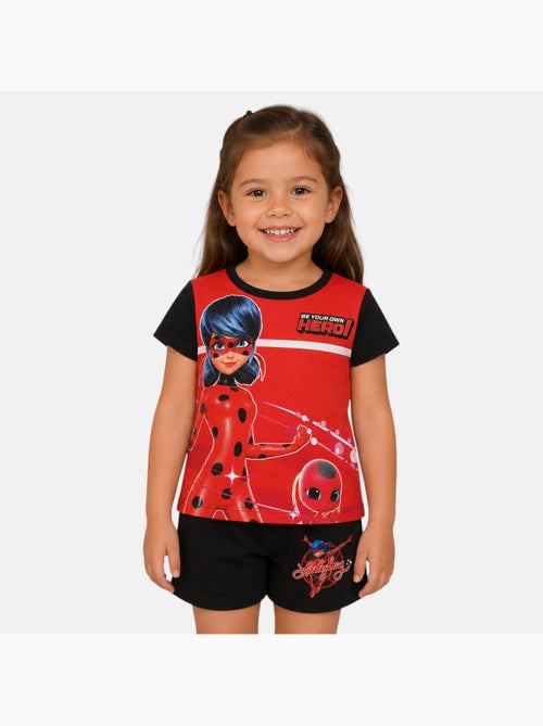 Miraculous - ensemble t-shirt et short imprimés - Kiabi Miraculous - ensemble t-shirt et short imprimés - Kiabi