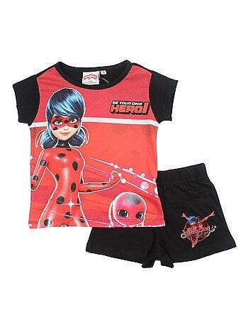 Miraculous - Ensemble ​​T-shirt short Imprimé Ladybug