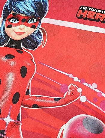 Miraculous - Ensemble ​​T-shirt short Imprimé Ladybug