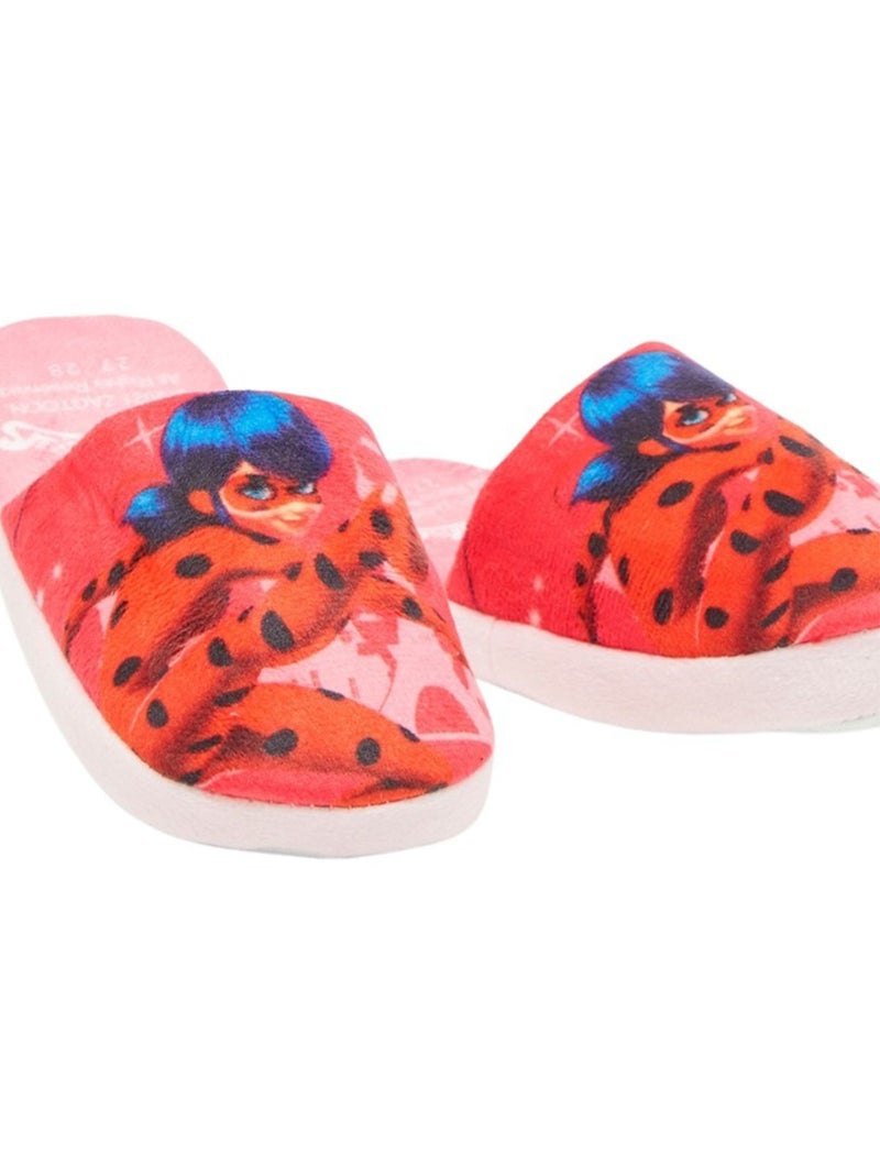 Miraculous - Pantoufles fille à motif Rose fushia - Kiabi