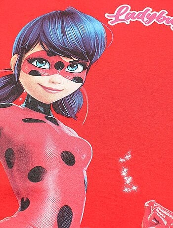 Miraculous - T-shirt imprimé Ladybug en coton