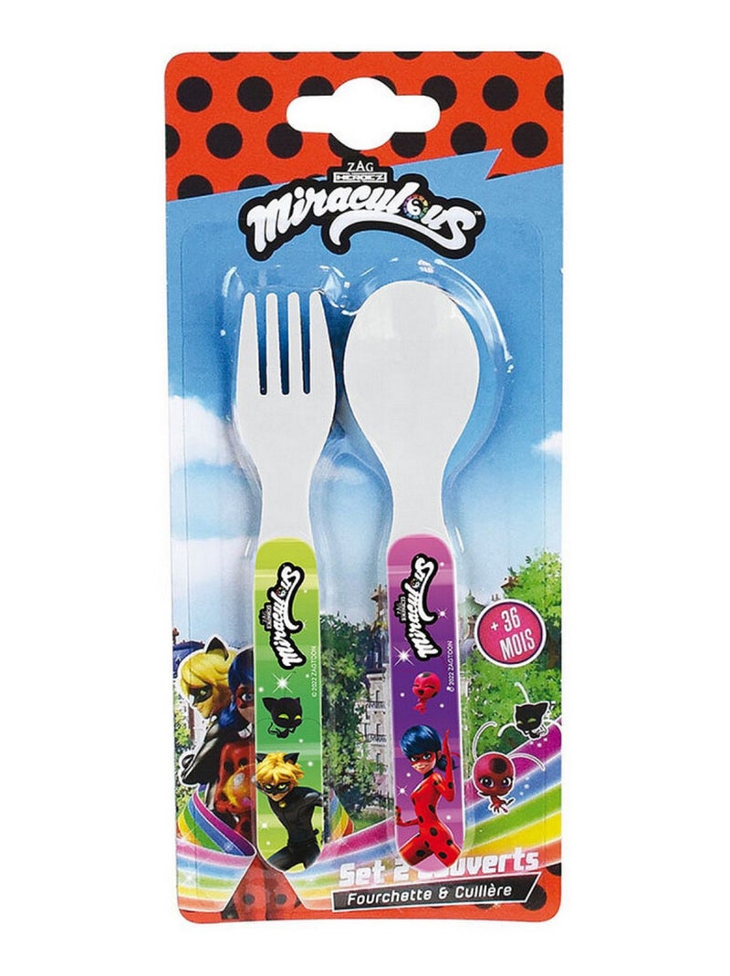 Miraculous Ensemble Couverts Inox (Fourchette, Couteaux) Multicolore - Kiabi