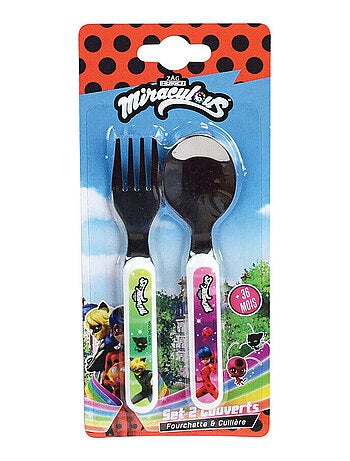 Miraculous Ensemble Couverts Inox (Fourchette, Cuillère)