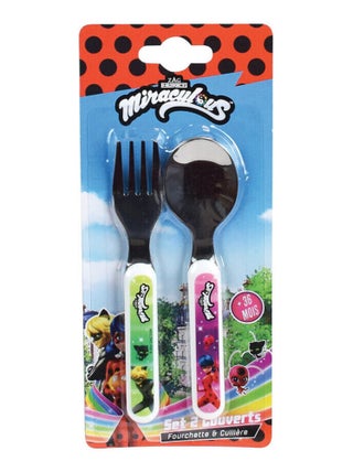 Miraculous Ensemble Couverts Inox (Fourchette, Cuillère)