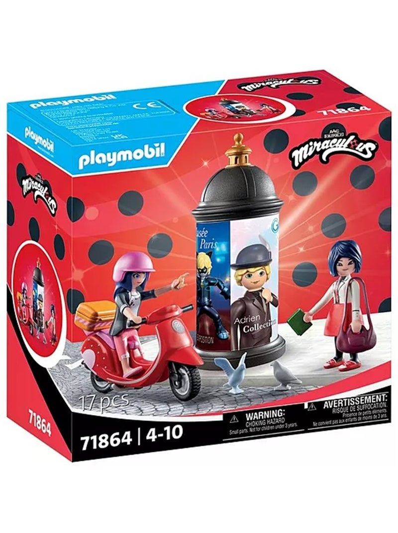 Miraculous : Marinette à scooter & Kagami N/A - Kiabi