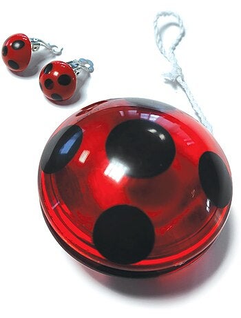 Miraculous officiel - Accessoires yoyo & boucles d'oreilles pour enfant Ladybug