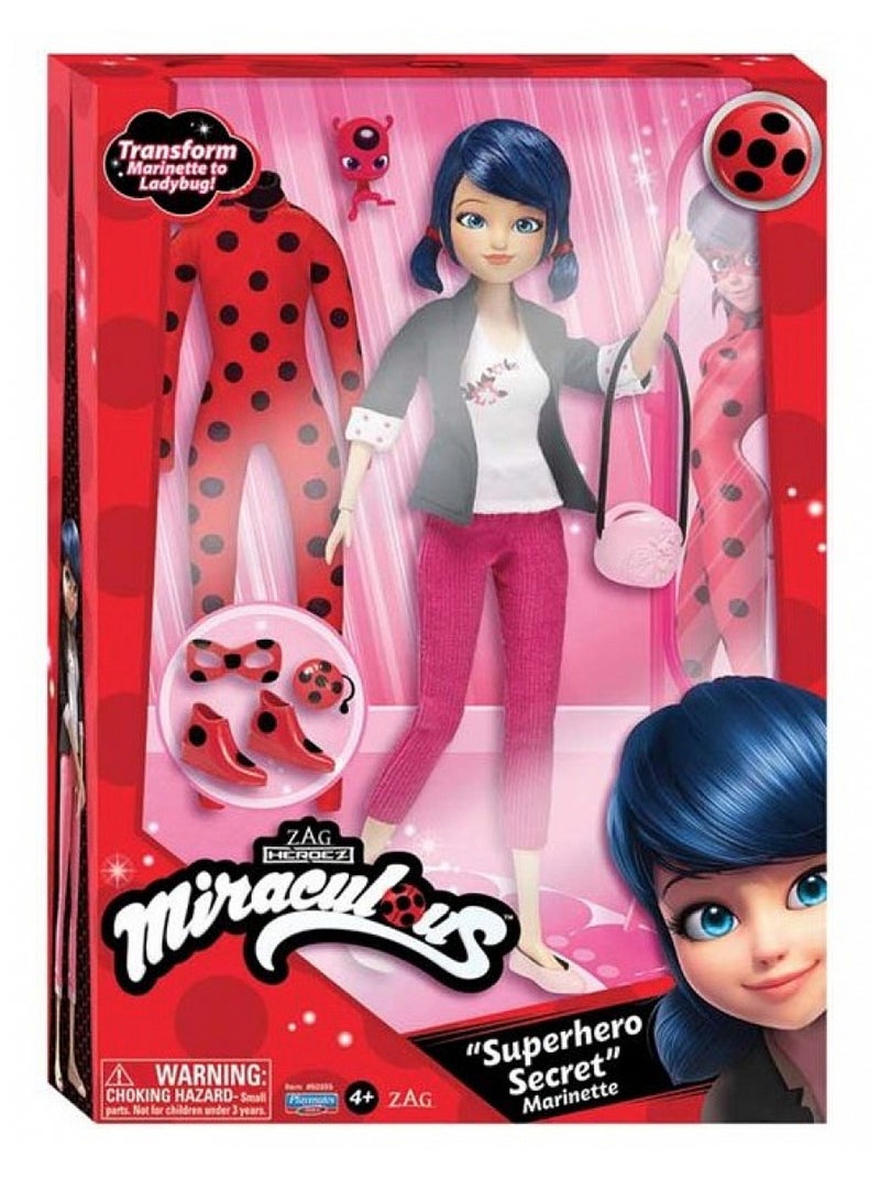 Miraculous Poupee Ladybug 26 Cm Et Ses 2 Tenues N/A - Kiabi
