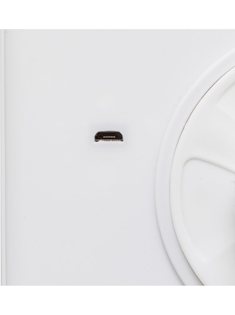 Miroir à LED 28x16 cm Blanc - Kiabi