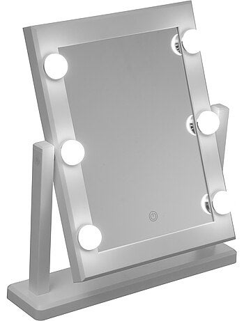 Miroir à led avec piles