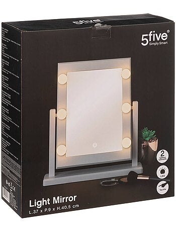 Miroir à led avec piles