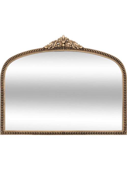 Miroir à moulures finition dorée VICTORIA - Kiabi