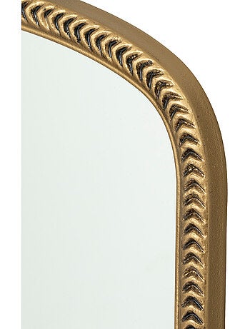 Miroir à moulures finition dorée VICTORIA