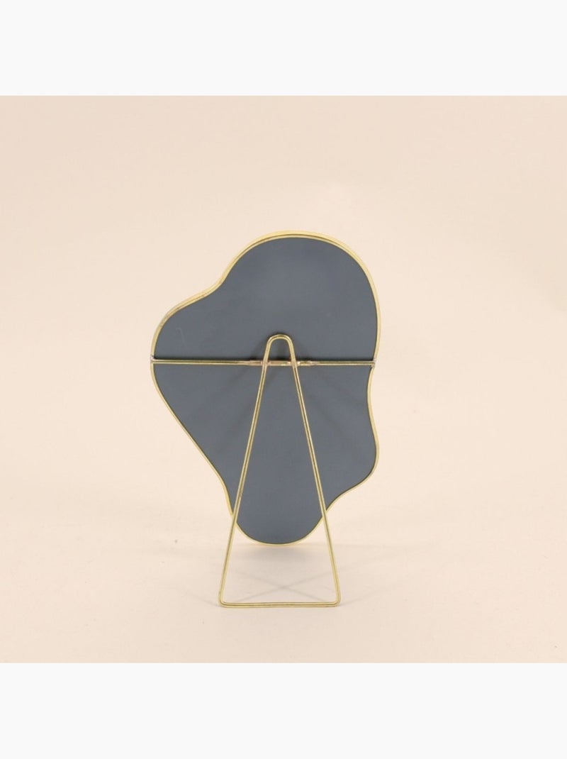 Miroir à poser forme organique 20x13cm Doré - Kiabi