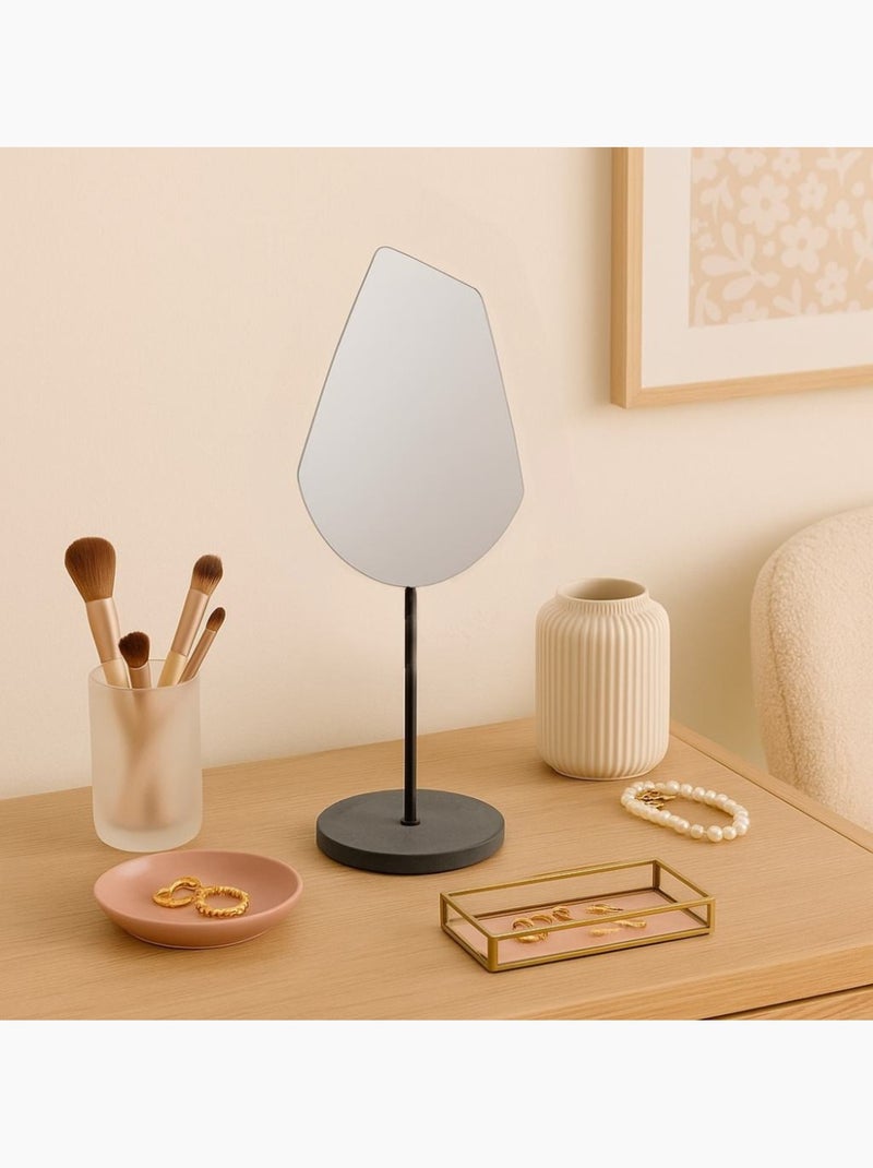 Miroir à poser forme organique Noir - Kiabi