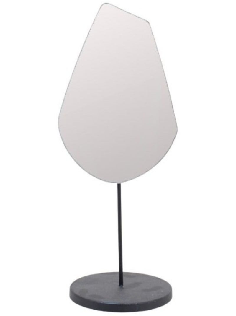 Miroir à poser forme organique Noir - Kiabi