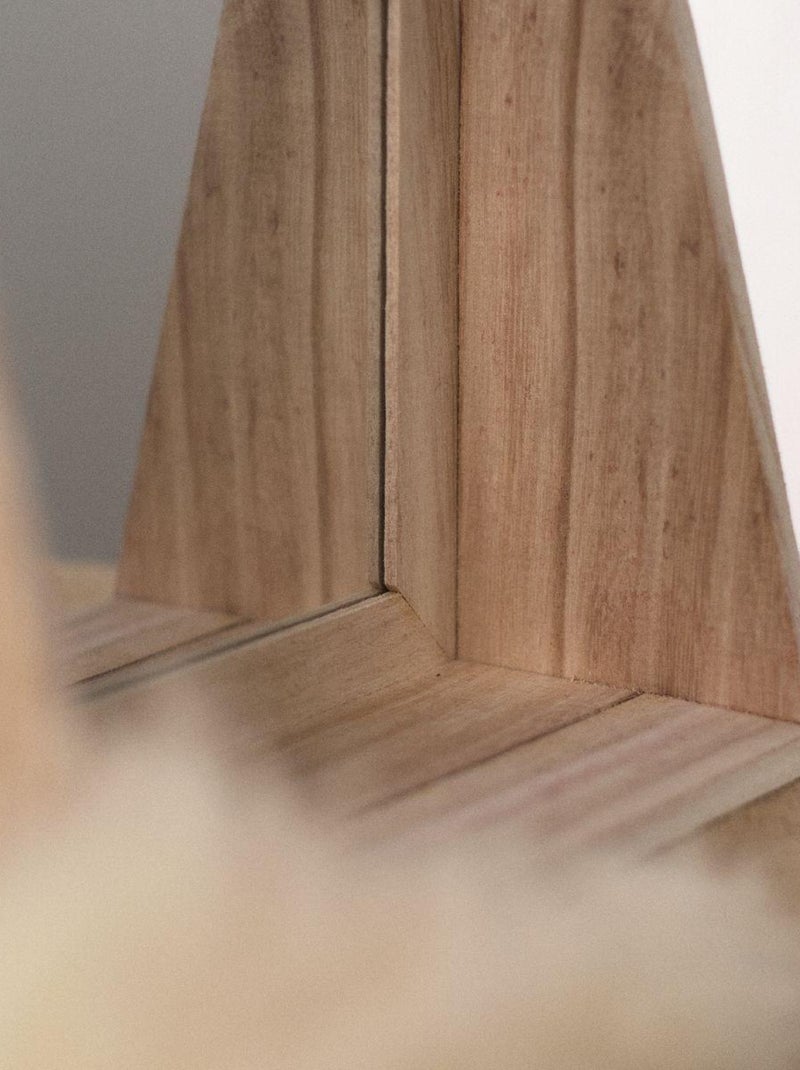 Miroir à poser rectangulaire INDIES Beige - Kiabi