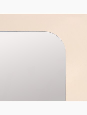 Miroir à poser support bois 19x13cm