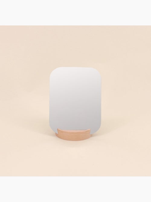 Miroir à poser support bois 19x13cm - Kiabi