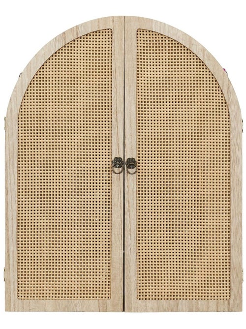 Miroir à volets en cannage - Kiabi