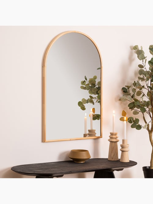 Miroir arche 60x90 cm en bois de pin kim - Kiabi