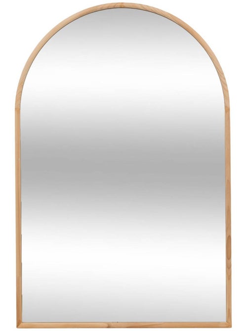 Miroir arche 60x90 cm en bois de pin kim - Kiabi