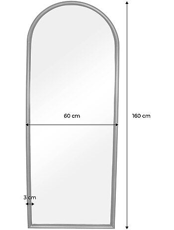 Miroir arche bois de pin luke
