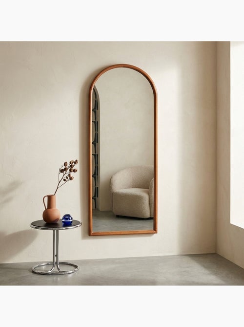 Miroir arche bois de pin  Luke - Kiabi
