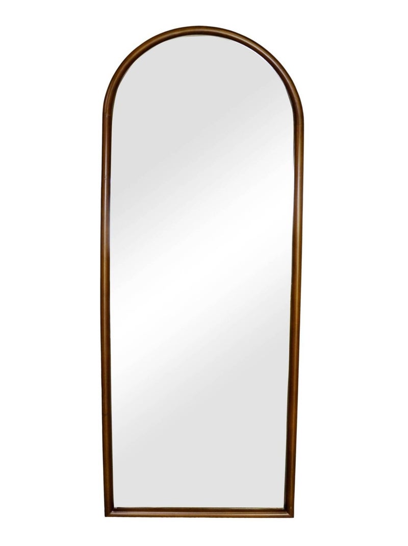 Miroir arche bois de pin  Luke Marron foncé - Kiabi